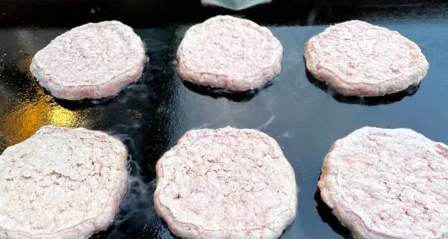 frozen burgers